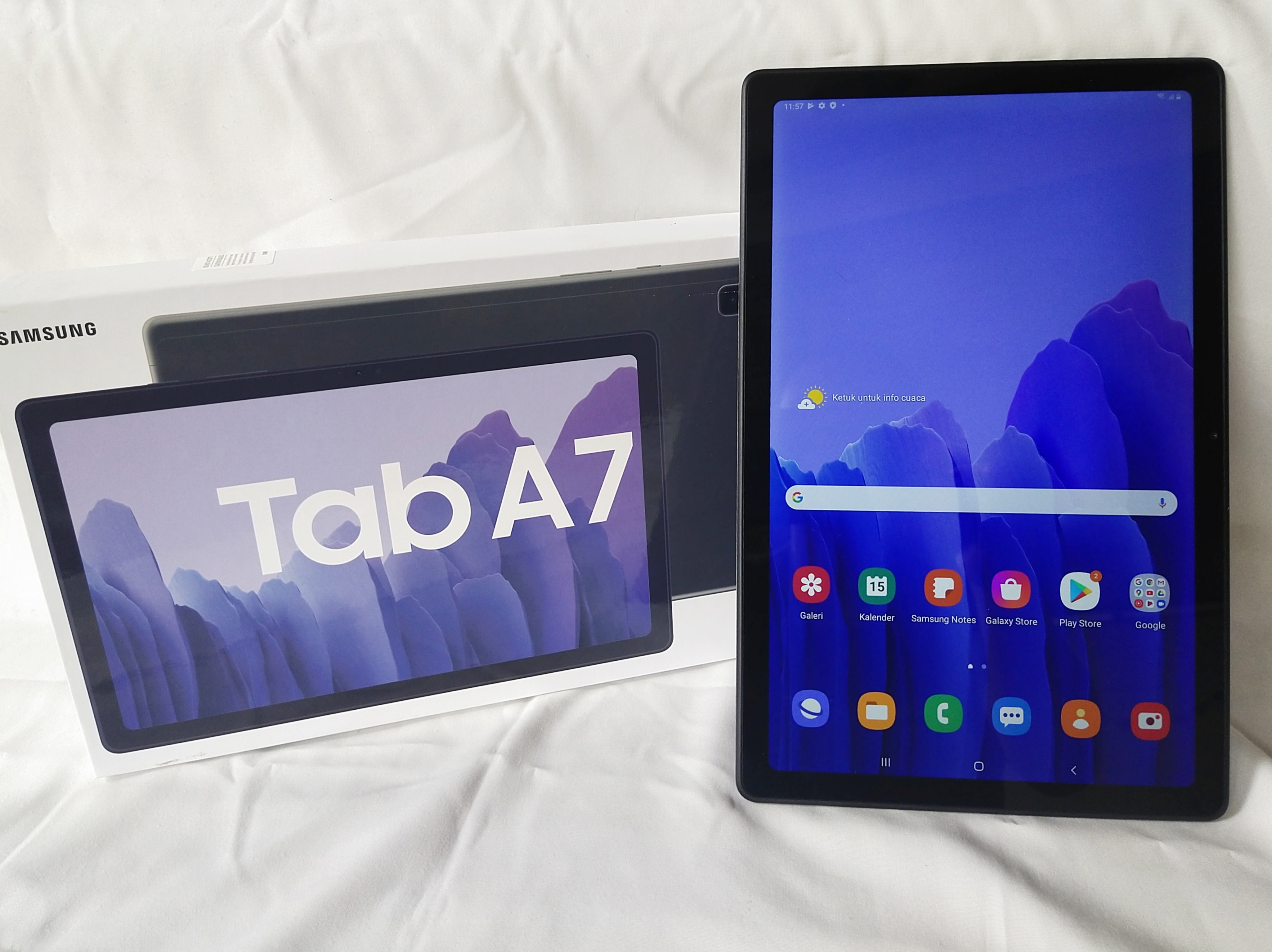 Hands-on Tablet Kelas Menengah Samsung Galaxy Tab A7