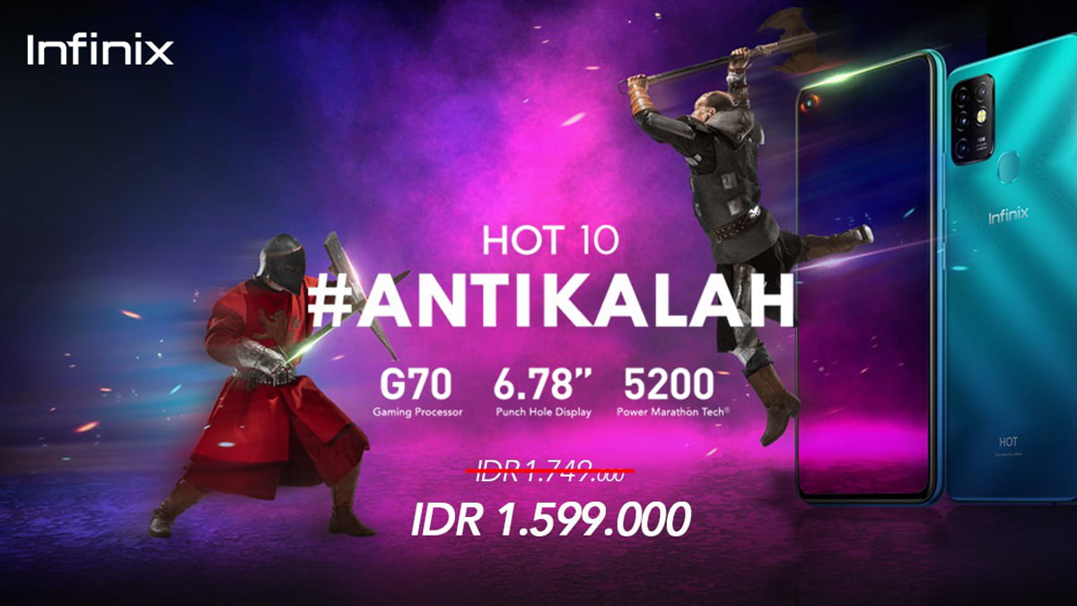 Resmi Diluncurkan, Infinix Hot 10 Siap Jadikan Mobile Gamers Jadi Anti Kalah