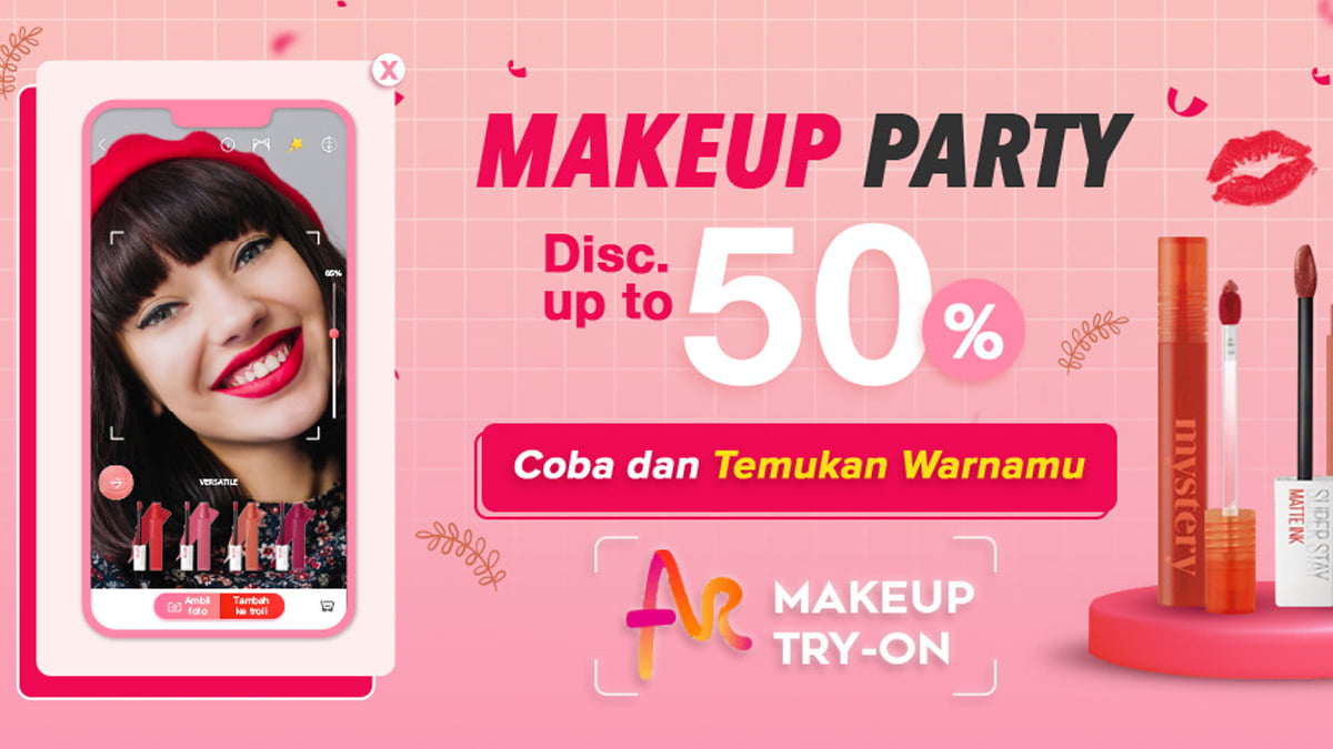 JD.ID Beauty Luncurkan Fitur AR Make-up Try On Pada Platform Aplikasi