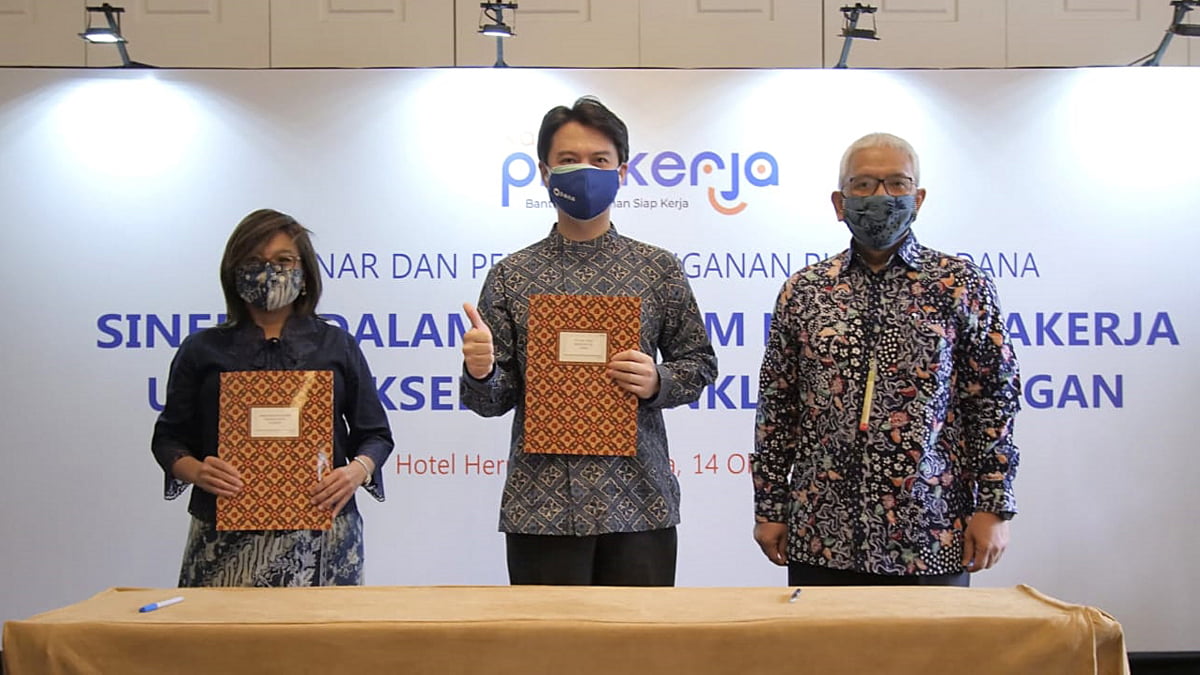 Tanda tangani PKS, DANA Dipercaya sebagai Mitra Penyalur Dana Insentif Program Kartu Prakerja