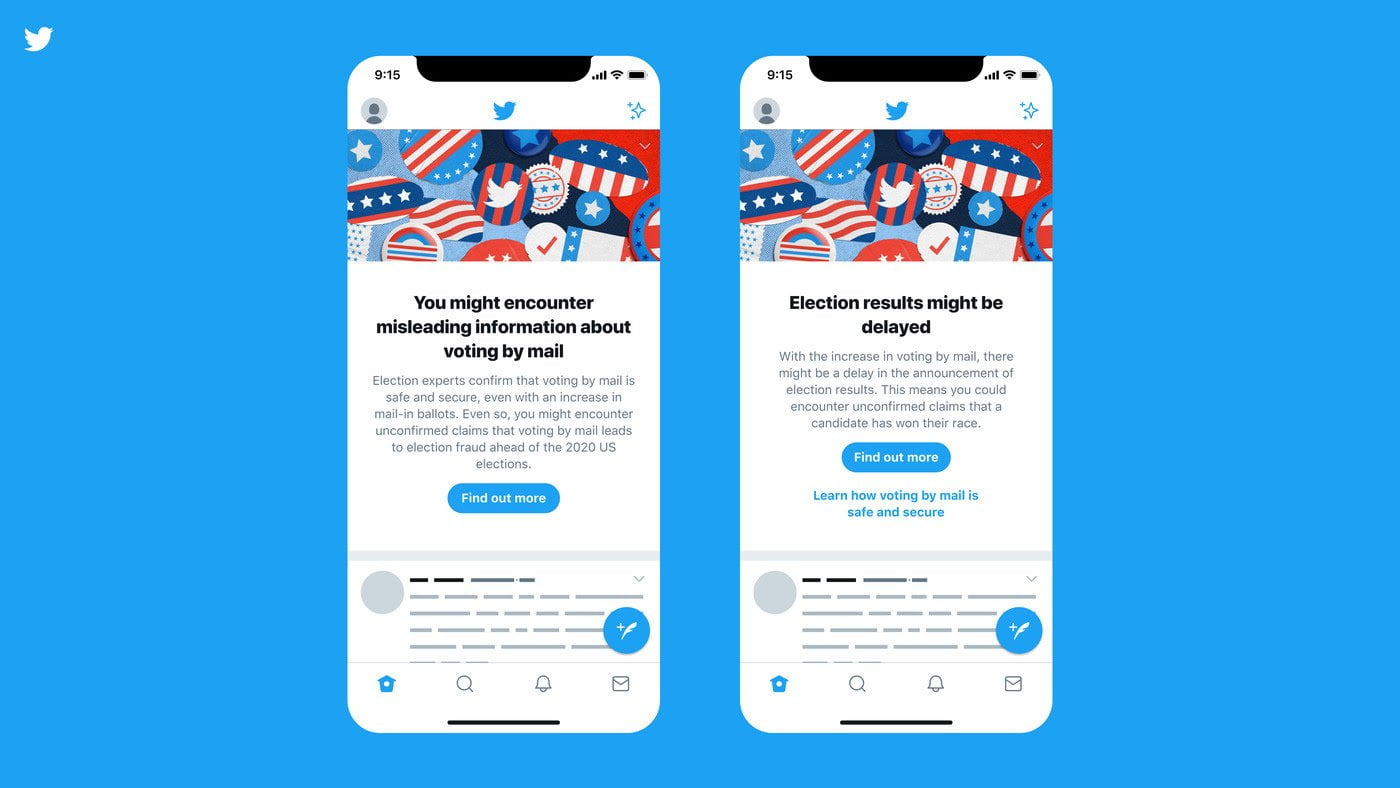 Jelang Pemilu AS, Twitter Pasang Banner Anti Hoax