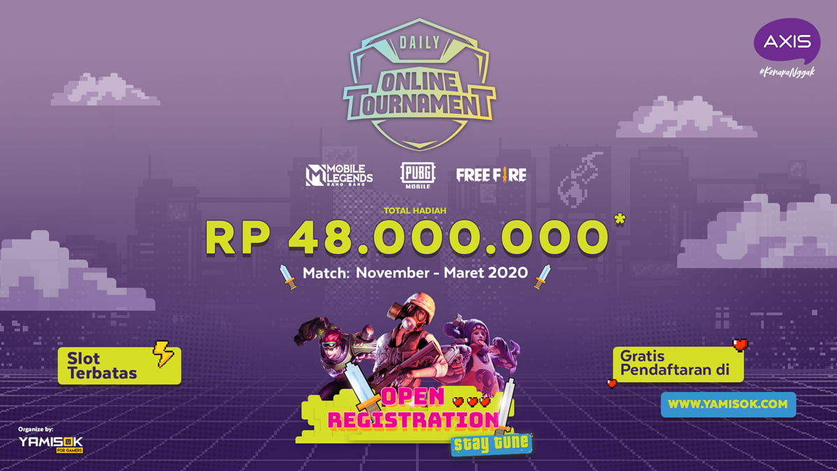 Dukung Industri E-Sport, Axis Gandeng Yamisok Gelar Axis Daily Online Tournament