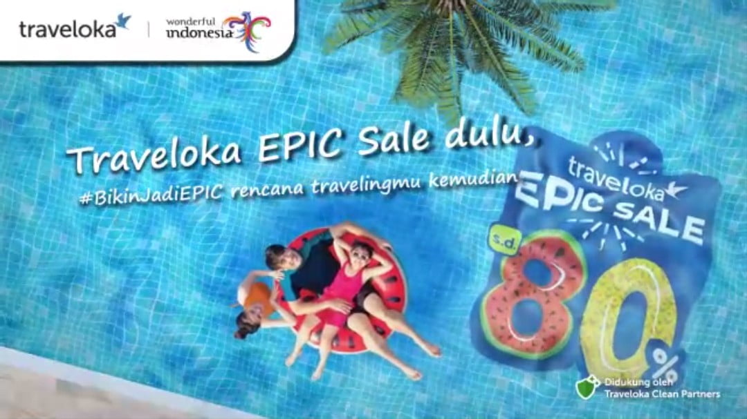 Dukung Pariwisata Indonesia, Traveloka Bikin Epic Sale 2020 dan Siapkan Diskon Sampai 80%