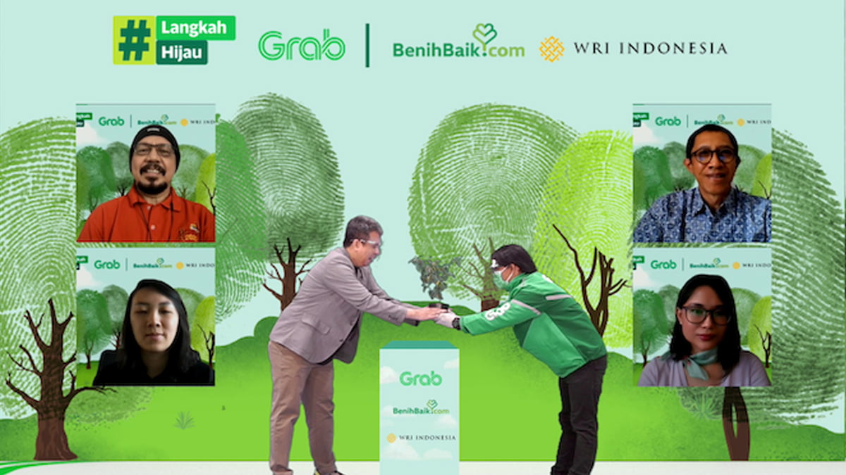 Kurangi Dampak Negatif Terhadap Lingkungan, Grab Bersama BenihBaik.com dan WRI Indonesia Luncurkan Inisiatif Carbon Offsetting