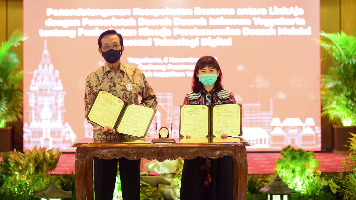 Pemda Daerah Istimewa Yogyakarta Gandeng LinkAja, Permudah Layanan Keuangan Digital