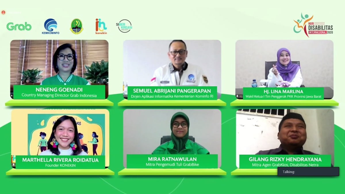 Grab Perluas Peluang Ekonomi Digital Bagi Penyandang Disabilitas di Indonesia