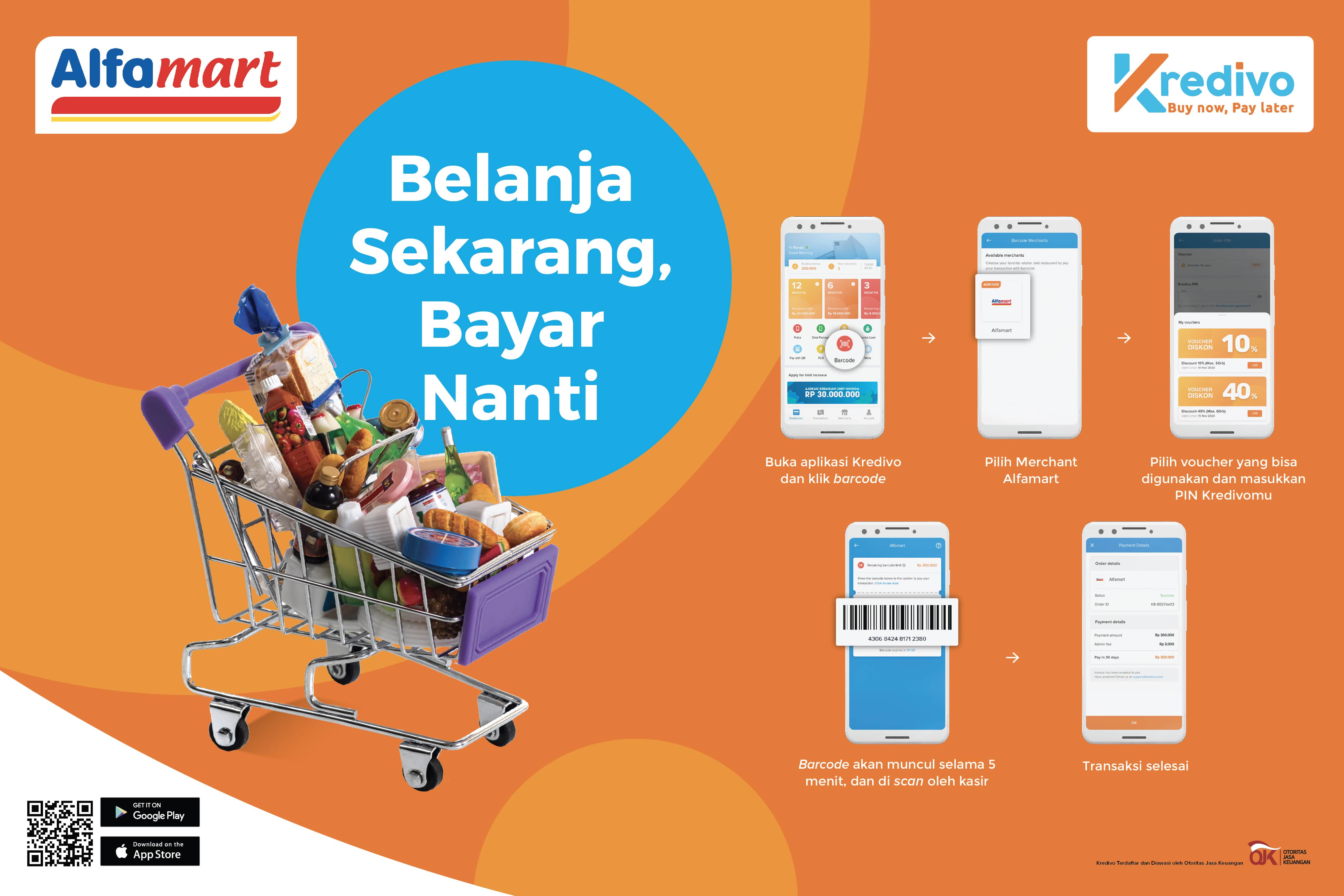 Paylater Kredivo Kini Hadir di Alfamart