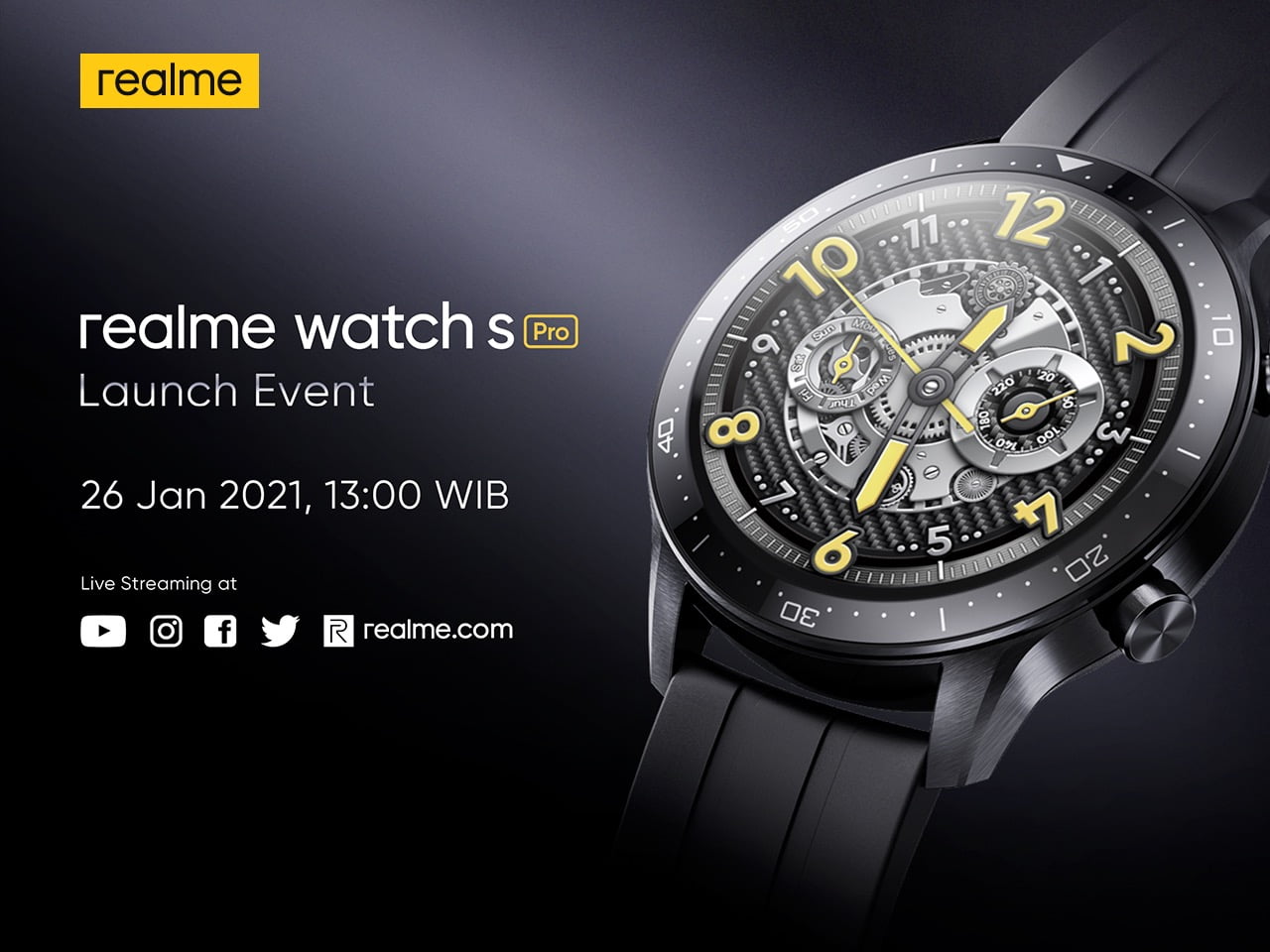 realme Watch S Pro Dipastikan Hadir di Tanah Air