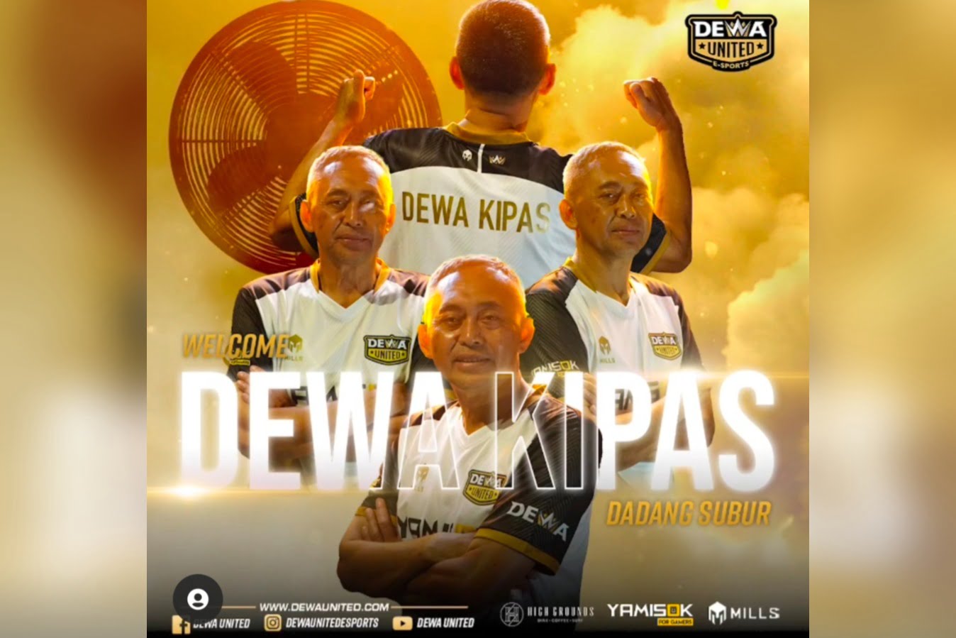 Dewa Kipas Nongol di Unggahan Dewa United, Ini Alasannya..