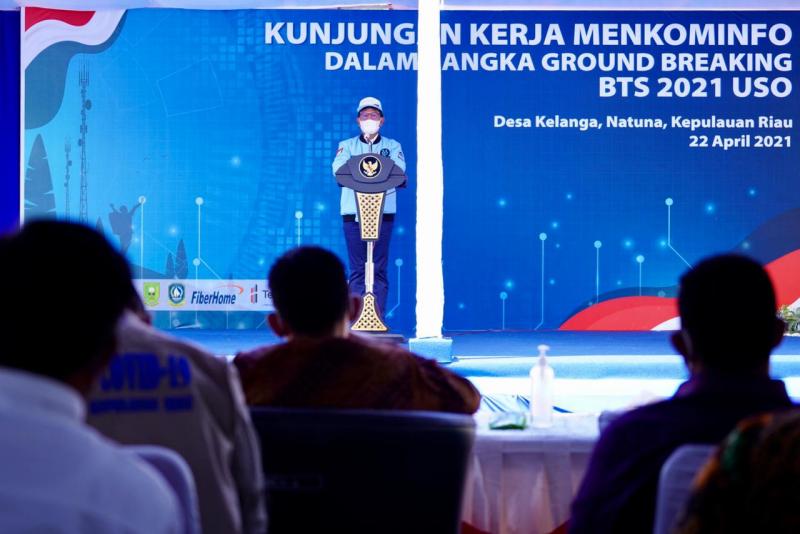 Peletakan Batu Pertama Pembangunan BTS 4G di Wilayah 3T