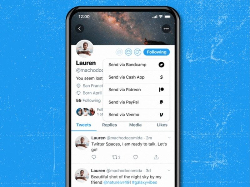 Twitter Jajal Tip Jar, Fitur Kirim-kirim Uang