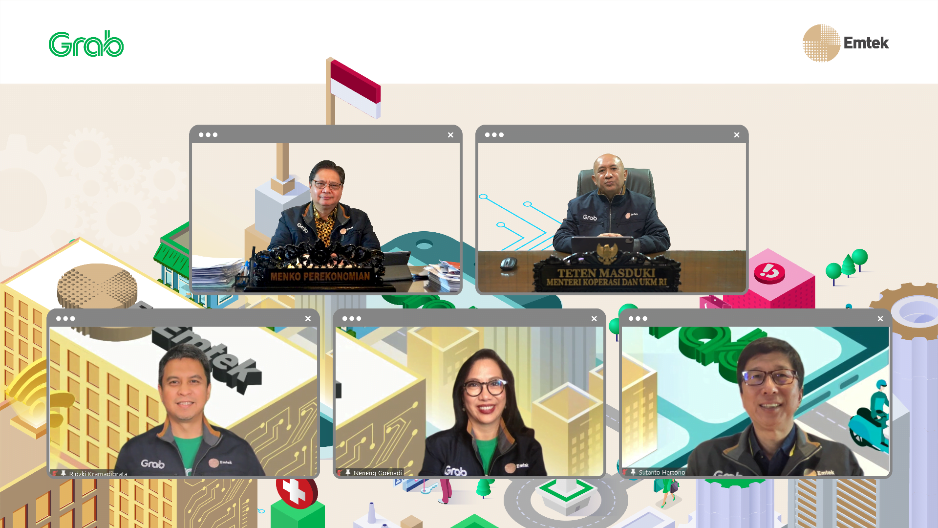 Kolaborasi Emtek Group dan Grab Perkuat Ekonomi Digital