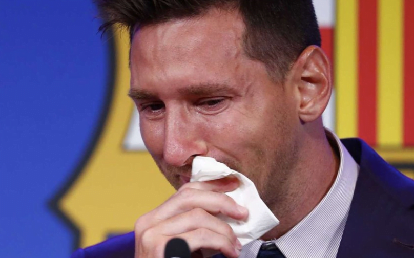 Tisu Bekas Lap Tangis Lionel Messi Dijual Online Rp14 Miliar