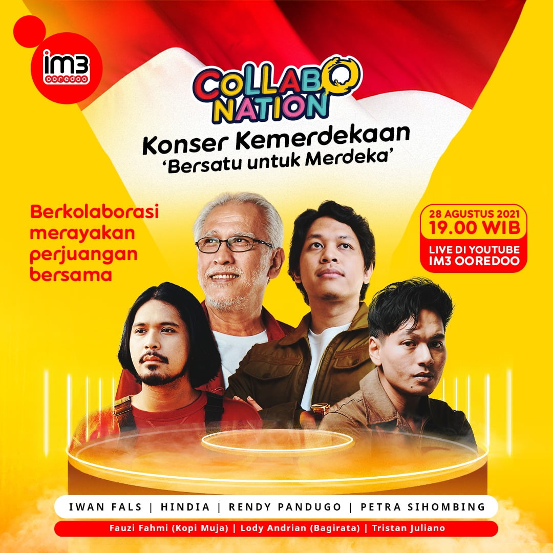 IM3 Gelar Konser 'Bersatu untuk Merdeka', Hadirkan Iwan Fals Hingga Hindia