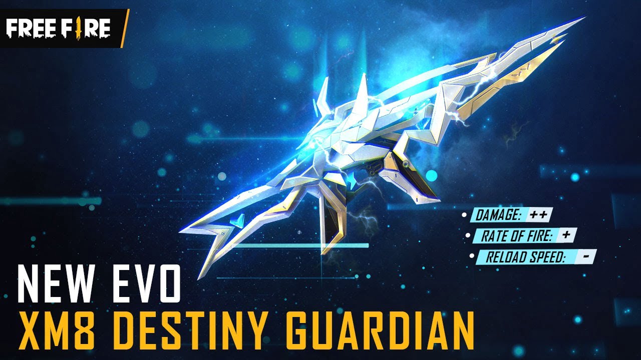 Free Fire Rilis Evo Gun XM8 Destiny Guardian