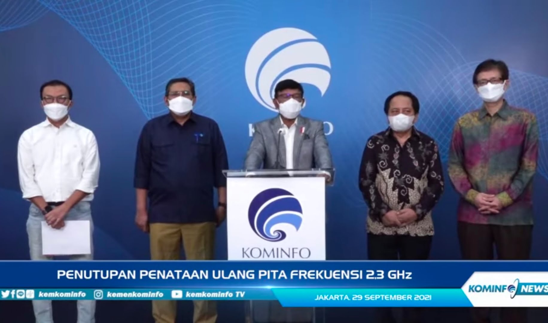 Penataan Ulang Pita Frekuensi Radio 2,3GHz Rampung