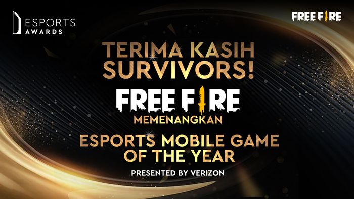 Free Fire Dapat Penghargaan “Esports Mobile Game of the Year” di Esports Awards 2021