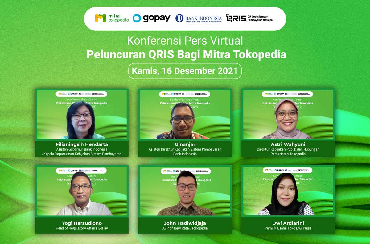 Tokopedia dan GoPay Permudah UMKM Transaksi Non-Tunai Lewat QRIS