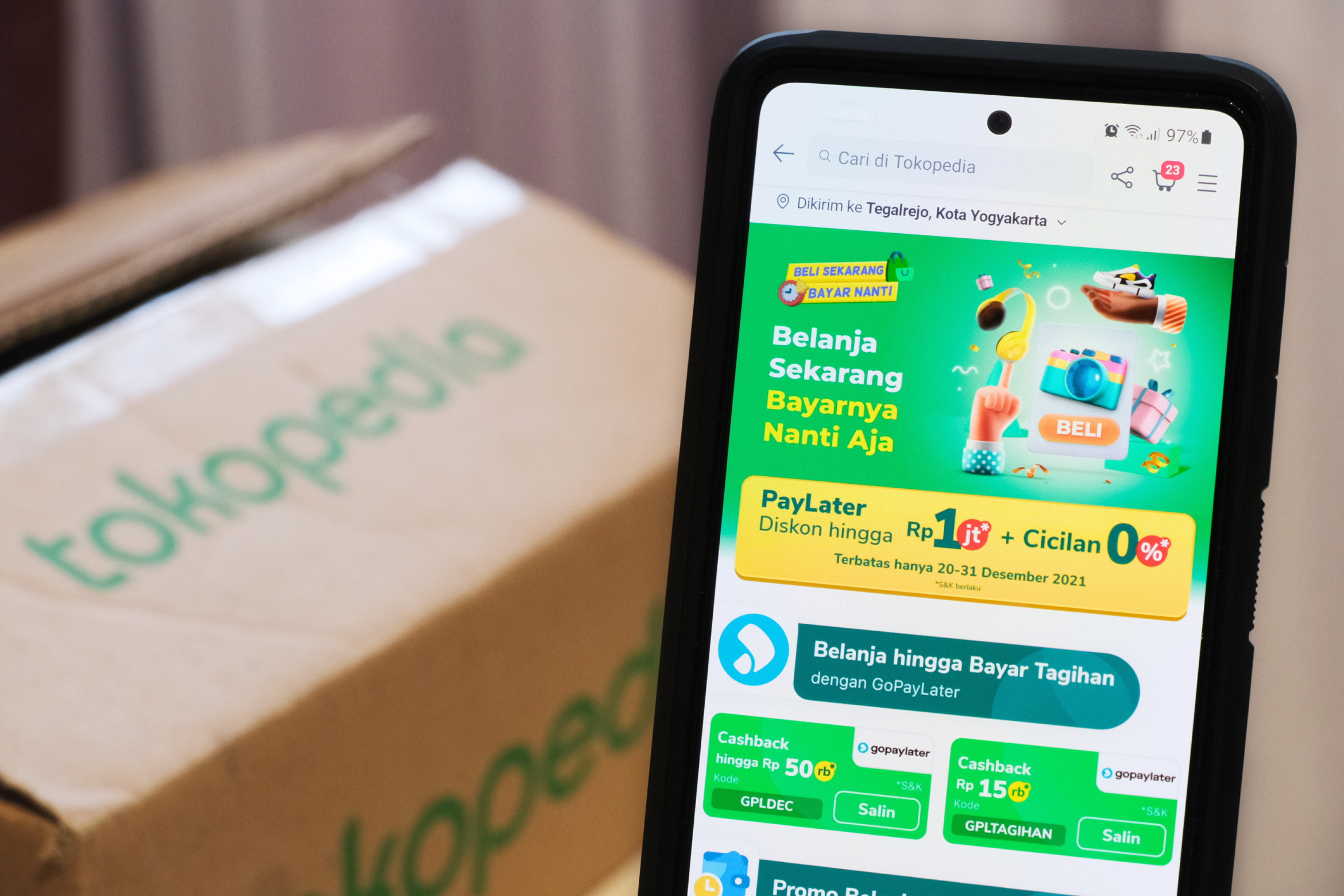 Transaksi Fitur PayLater dan Modal Toko di Tokopedia Melejit