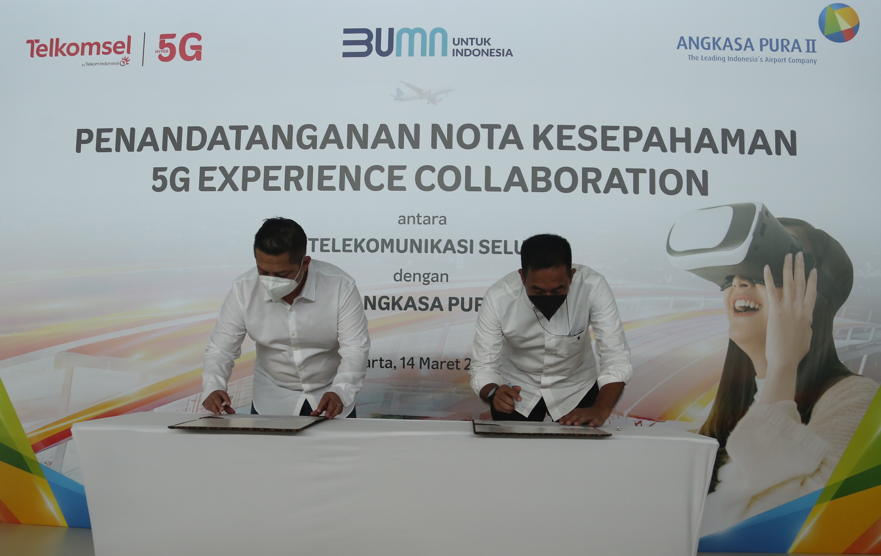 Telkomsel dan PT Angkasa Pura II Jalin Kolaborasi Perluas Akses Layanan 5G