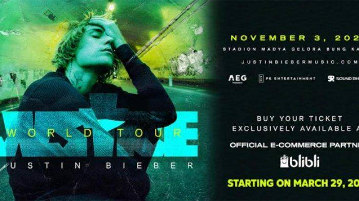 Cara Beli Online Tiket Konser Justin Beiber