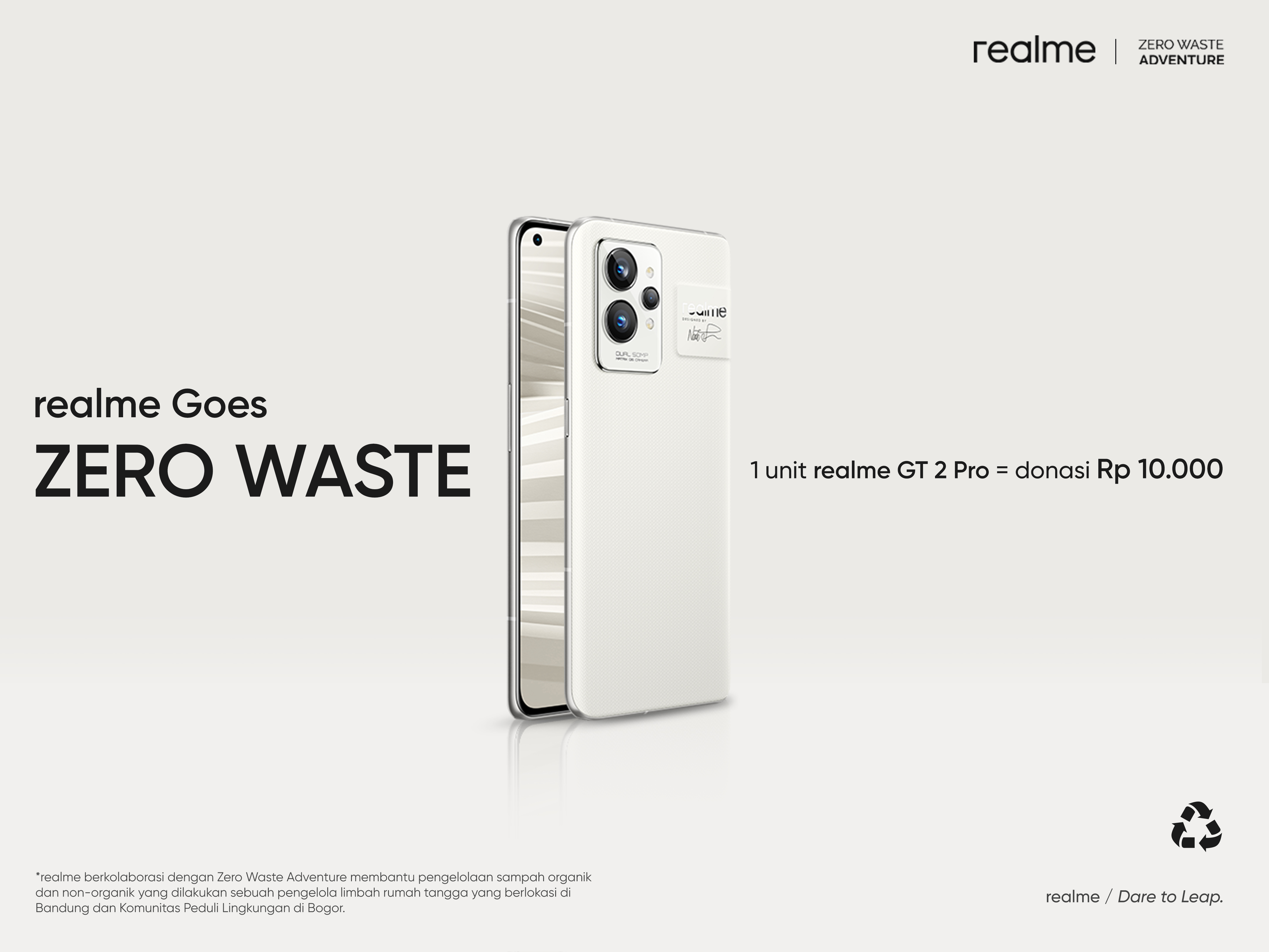 realme Ajak Anak Muda Selamatkan Lingkungan Melalui realme Goes Zero Waste