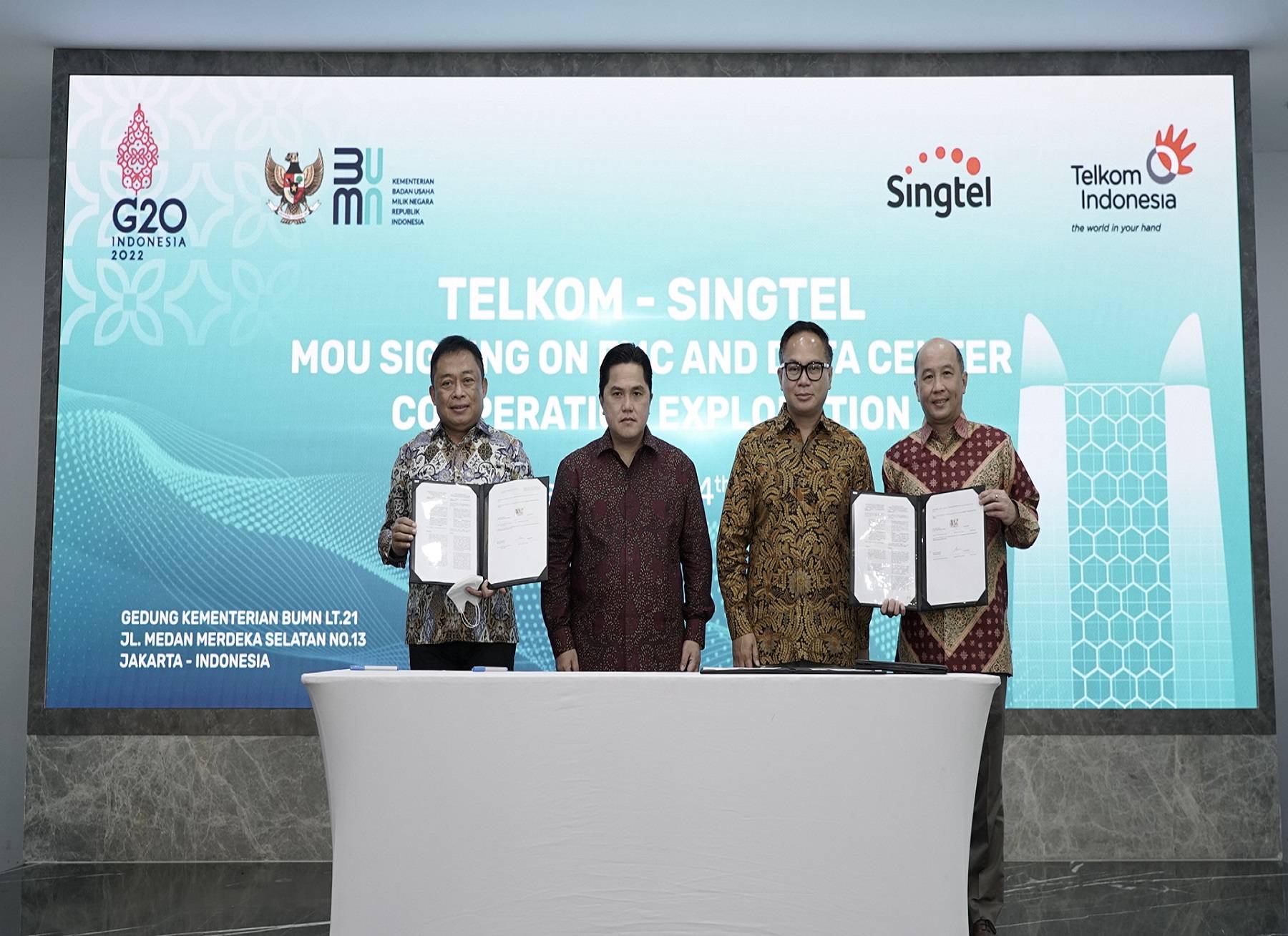 Telkom-Singtel Kembangkan Regional Data Center dan Bisnis Broadband