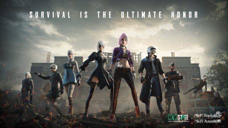 Krafton Kolaborasi Bareng Square Enix, PUBG New State Mobile Bakal Bawa Karakter Nier Series ke Arena Tempur