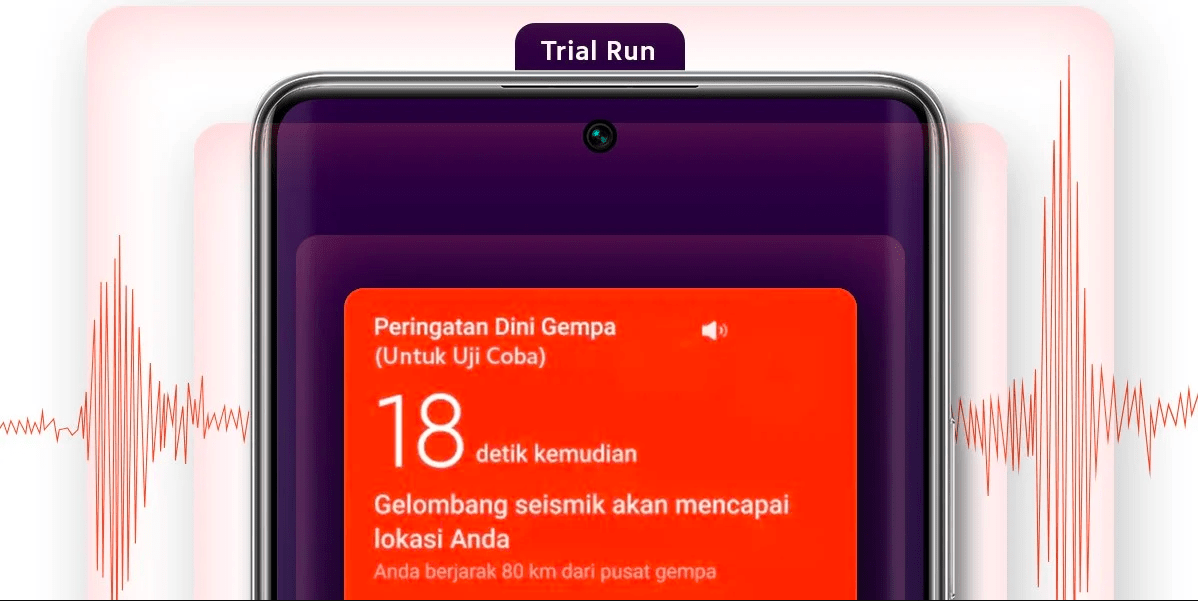 Xiaomi Pasang Fitur Baru Peringatan Dini Gempa Bumi di Indonesia