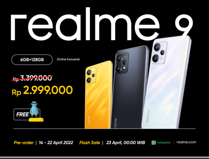 Realme 9 4G Meluncur, Sektor Kamera Jadi Sorotan