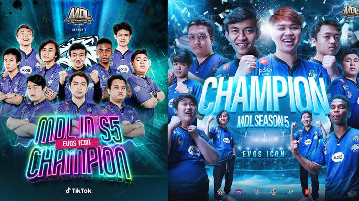 Kalahkan Alter Ego X, Evos Icon Jadi Juara MDL ID Season 5