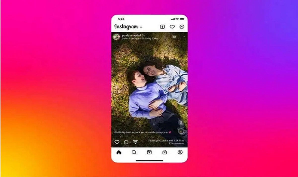 Instagram Uji Tampilan Layar Penuh dari Foto dan Video di Feed