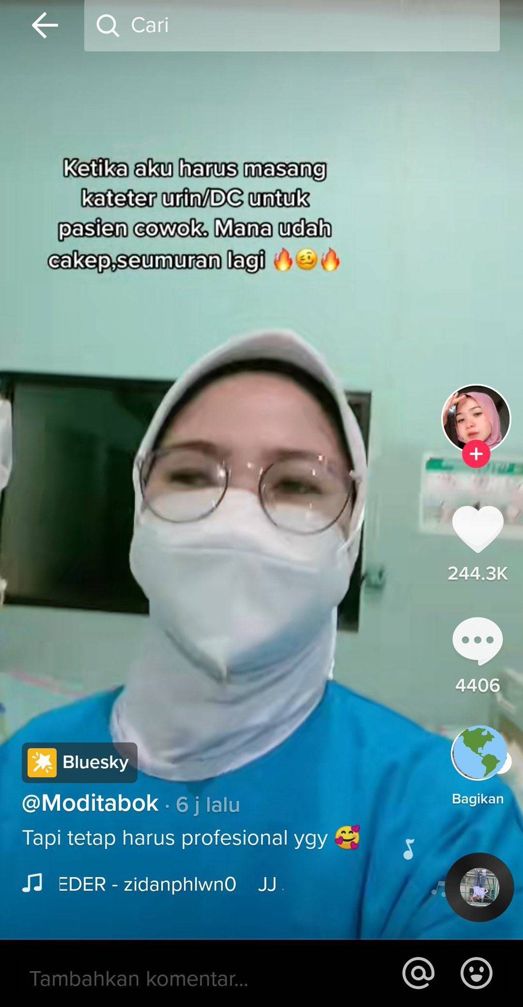 Geger Konten TikTok Asusila Nakes RSUD Wonosari