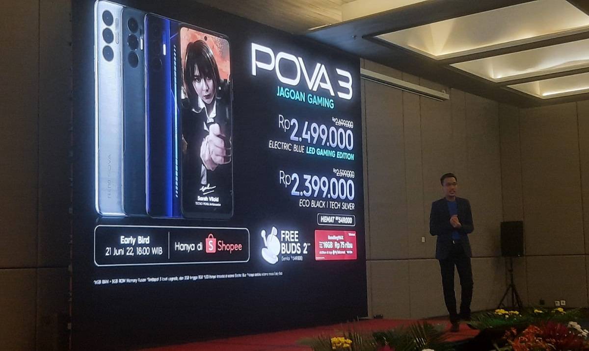 Tiga Senjata Tecno Pova 3 Rebut Simpati Gamer Indonesia