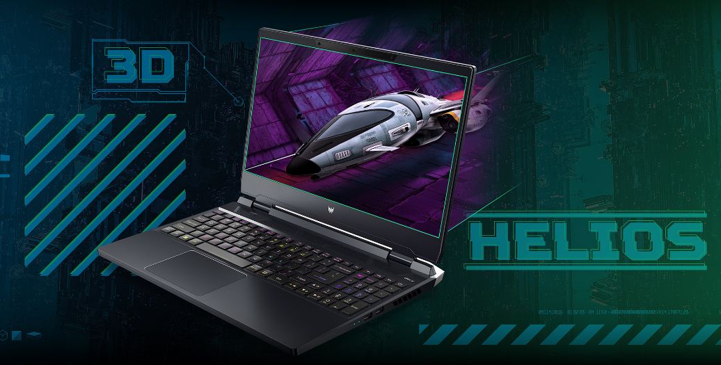 Acer Predator Helios 300 Menawarkan Tampilan 3D Tanpa Kaca Mata