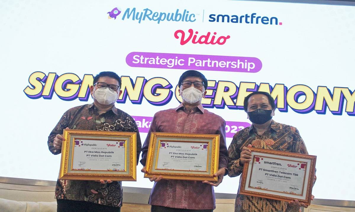 Ketika Vidio, Smartfren, dan MyRepublic Bersatu, Pelanggan pun Yuhu…