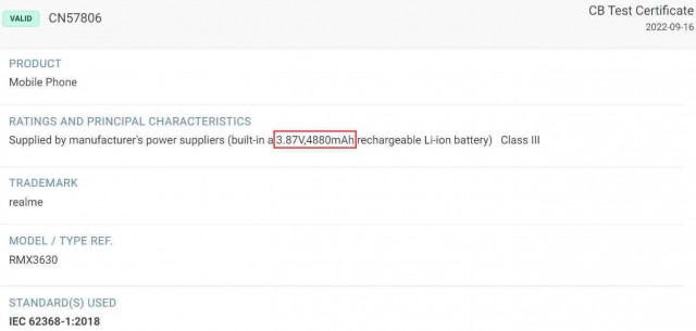 Sertifikat Realme 10 Ungkap Bawaan Baterai 4.880 mAh