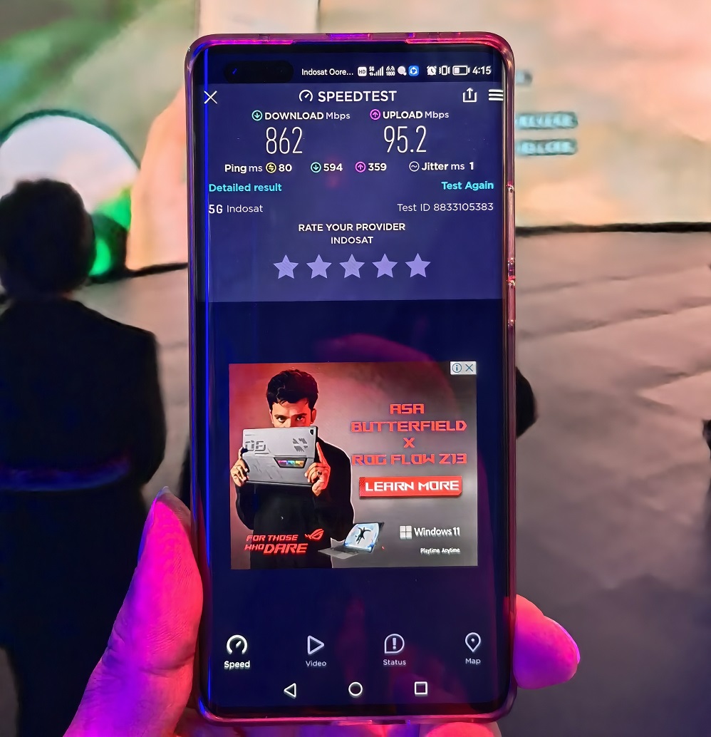 Trafik Jaringan 4G dan 5G Indosat Ooredoo Hutchison Melesat di KTT G20