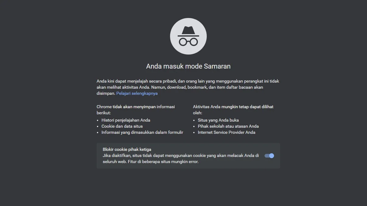 Ini Dia Fitur Baru dari Google Chrome Incognito di Android