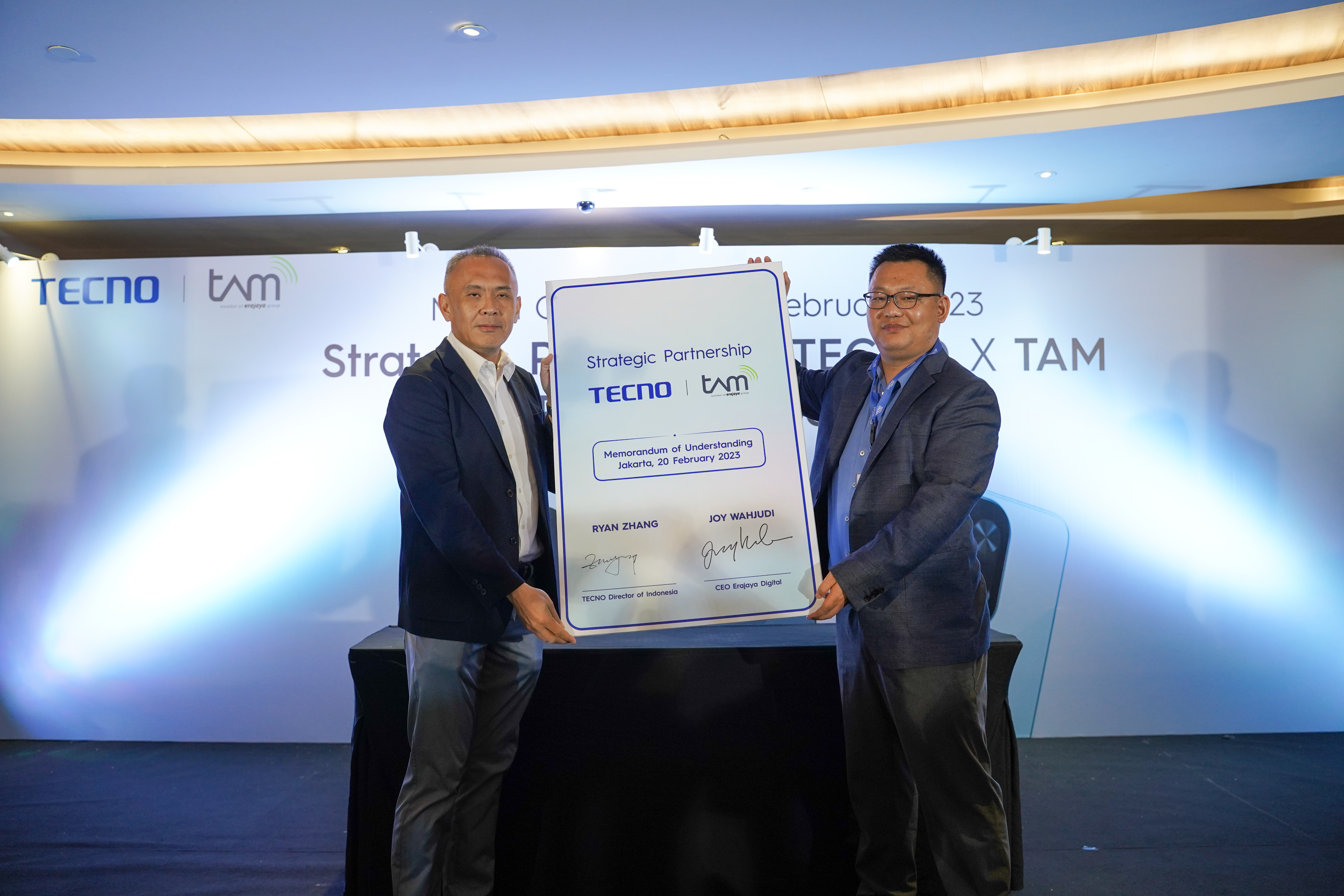 TECNO Gandeng TAM Permudah Distribusi Produk di Indonesia