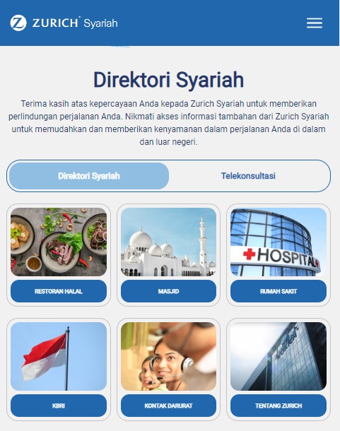 Zurich Syariah Hadirkan Layanan Wisata Halal, Bikin Perjalananan Makin Tenang