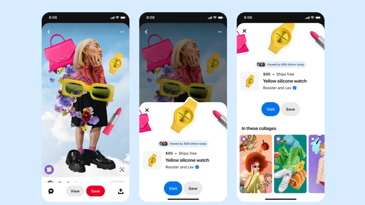 Pinterest Meluncurkan Fitur Baru Shuffles untuk Berbelanja