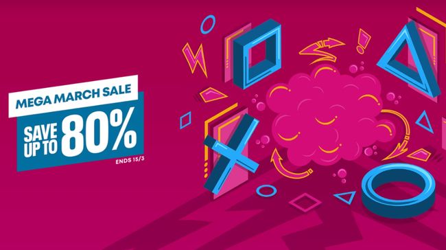 Gelar Mega March Sale, Sony Siapkan Diskon Game Sampai 80%