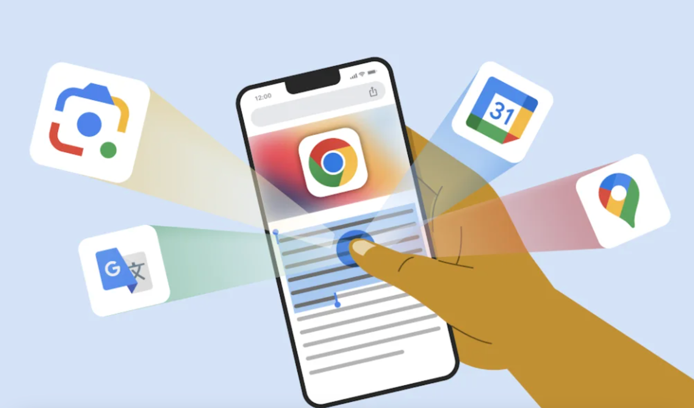 Chrome di iOS dengan Fitur Baru: Lens Bawaan dan Integrasi Google Maps