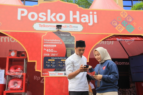 Dukung Akses Komunikasi, Telkomsel Rilis Paket RoaMAX Haji dan Buka GraPARI Mekkah