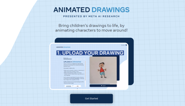 Meta Sediakan Tools AI Animated Drawings Ubah Gambar Jadi Animasi