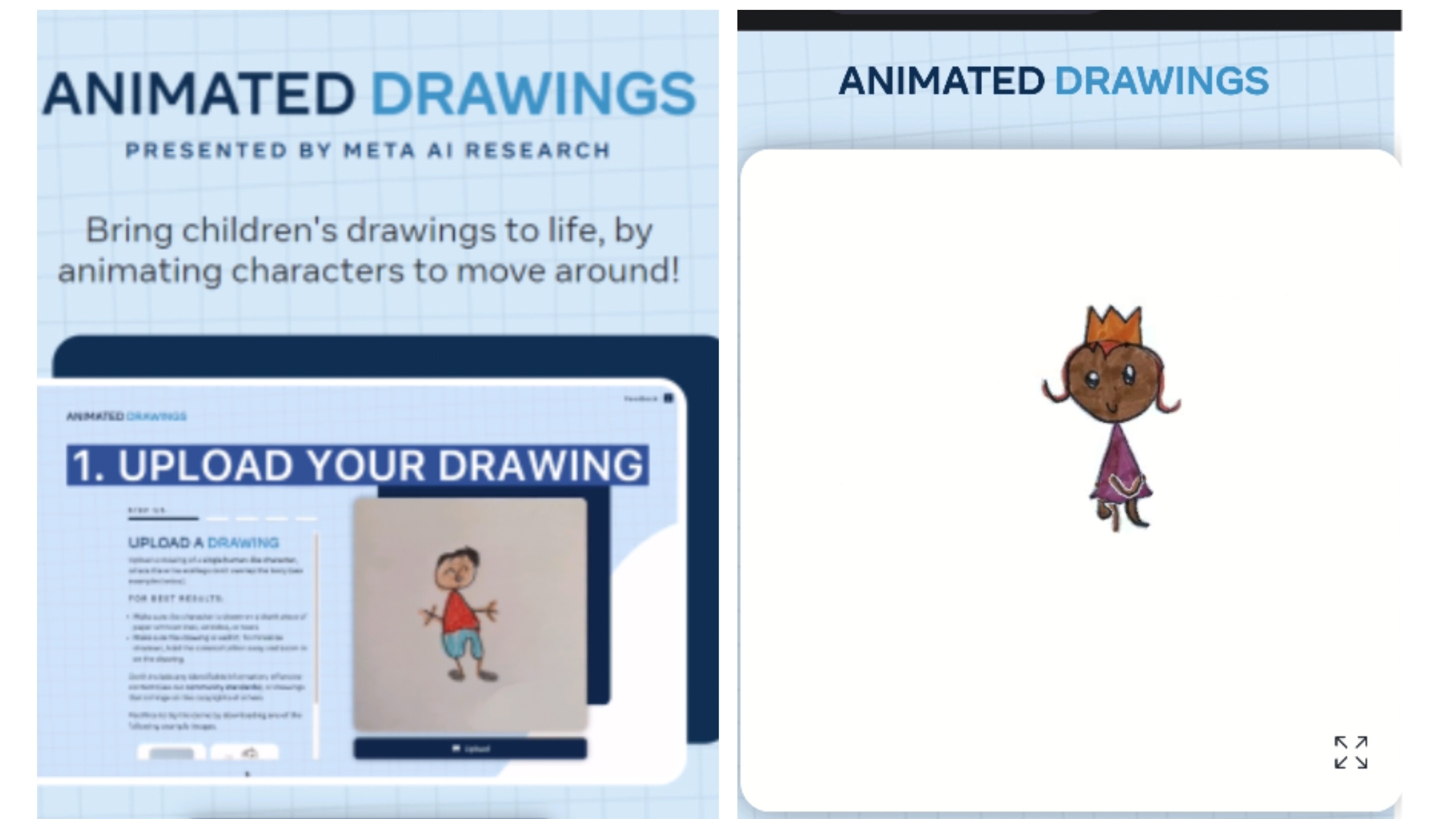 Cara Bikin Animasi dari Gambar Orat-Oret Anak dengan Animated Drawings