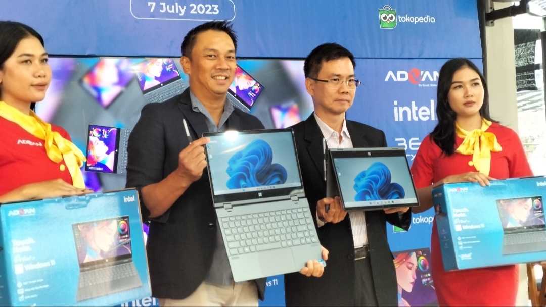 Laptop Layar Putar Advan 360 Stylus Meluncur, Intip Spesifikasi dan Harganya