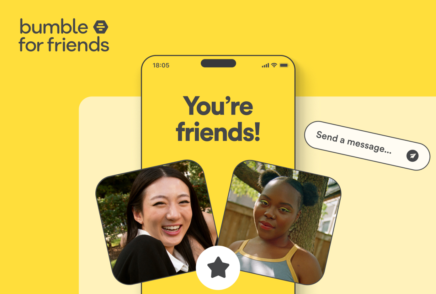 Bumble Luncurkan Aplikasi Terpisah untuk Mencari Teman "Bumble for Friends"