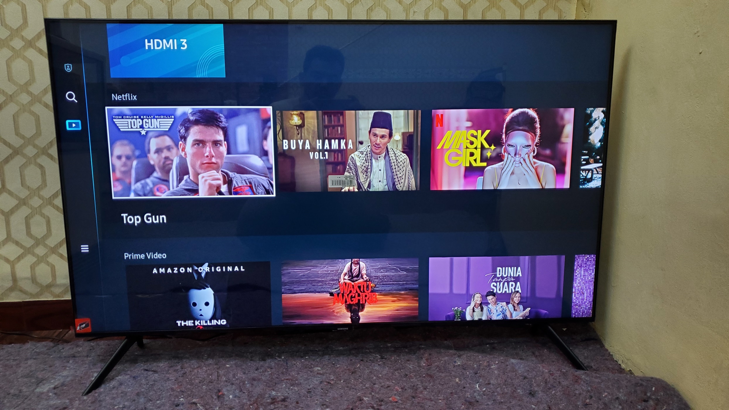 Review Smart TV Samsung CU7000: Layar Besar dengan Crystal Processor 4K